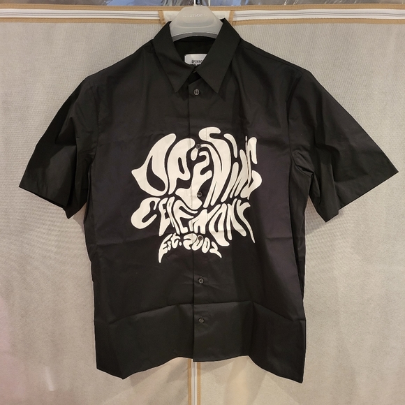 OPENING CEREMONY Oversized Melted Logo Short Sleeve Shirt - Picture 3 of 8